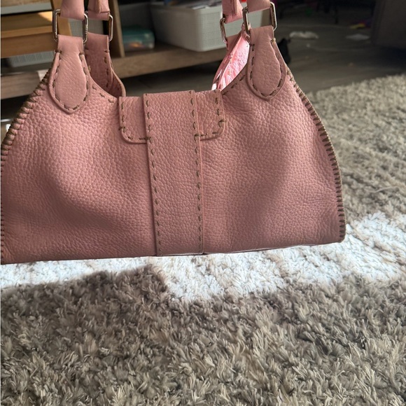 Fendi Pink Leather Shoulder Bag - Picture 9 of 10